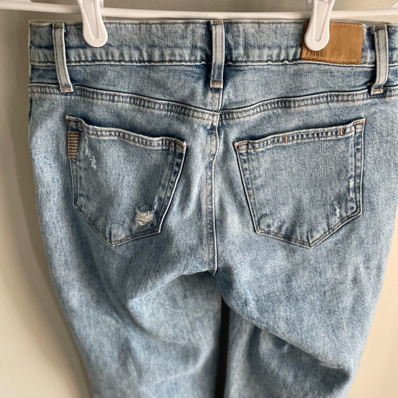 PAIGE Noella Maternity Straight Leg Jean - Liza Medium/Light Wash - Size 24 - Picture 13 of 15